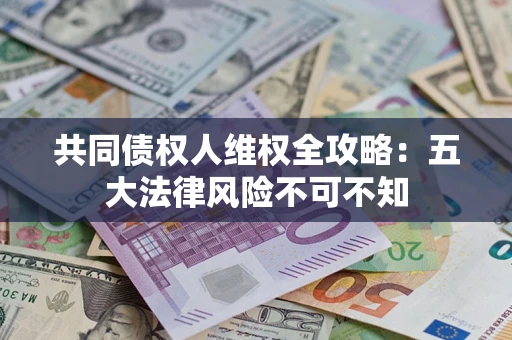 北京共同债权人维权全攻略：五大法律风险不可不知
