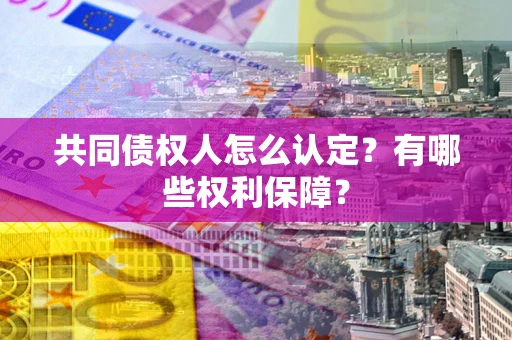 北京共同债权人怎么认定？有哪些权利保障？