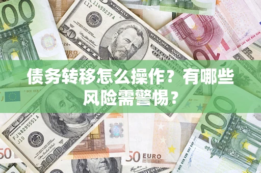 北京债务转移怎么操作？有哪些风险需警惕？